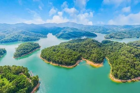 廣州團建活動好去處，花都九龍湖團建，親山近水！